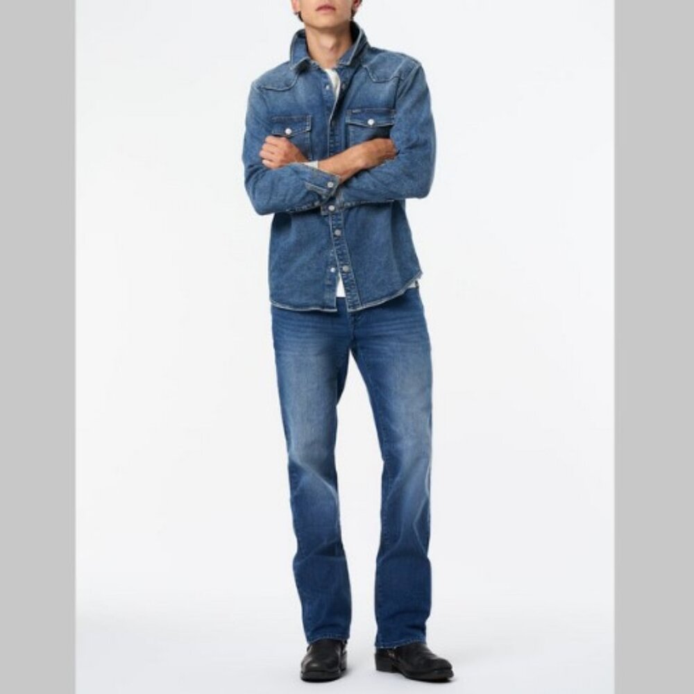 Buffalo David Bitton Shane Denim Shirt L - Picture 4 of 14
